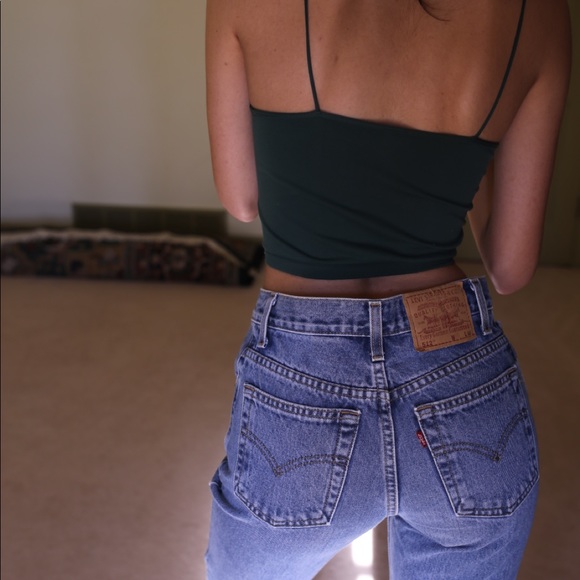 VTG Levi’s 512 3 JR M Medium Wash Denim Jeans - Picture 2 of 7